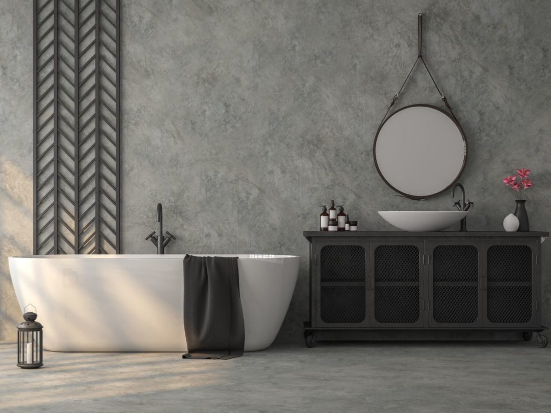 Ideas para revestir paredes de baño con material vinílico