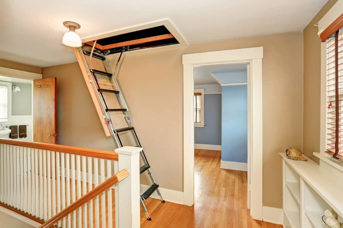 Consejos para instalar una escalera escamoteable